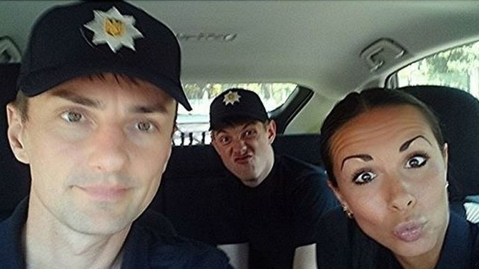 Many of the new Ukrainian police officers are prolific social media users