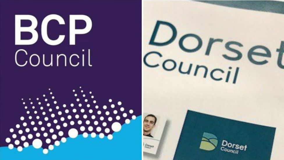 BCP and Dorset council logos