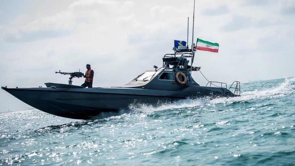 Iranian Revolutionary Guard boat - file photo