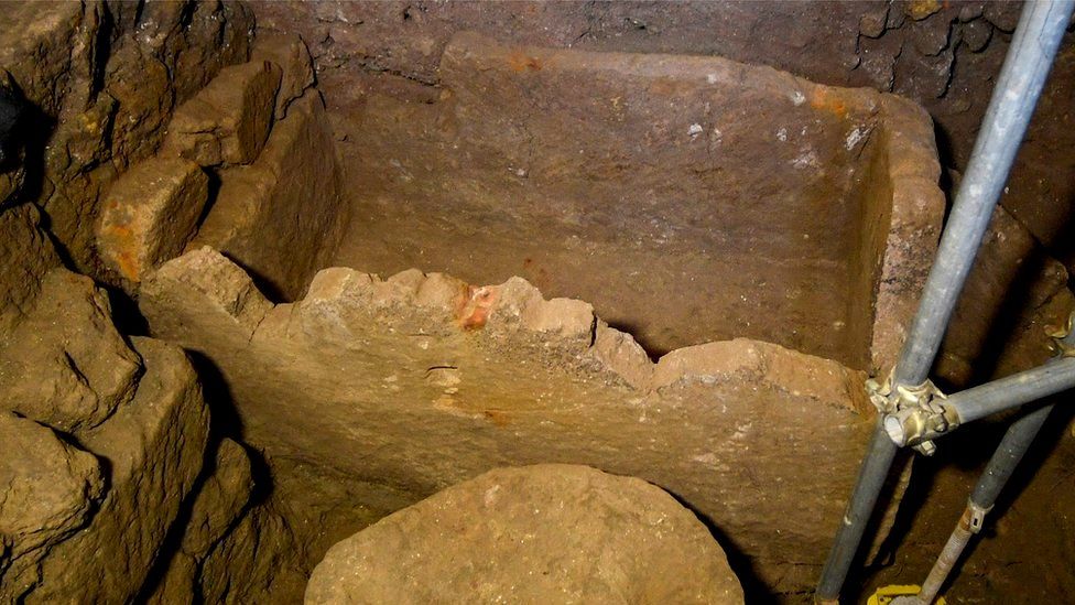 An ancient tomb linked to Rome's founder Romulus, 21 February 2020