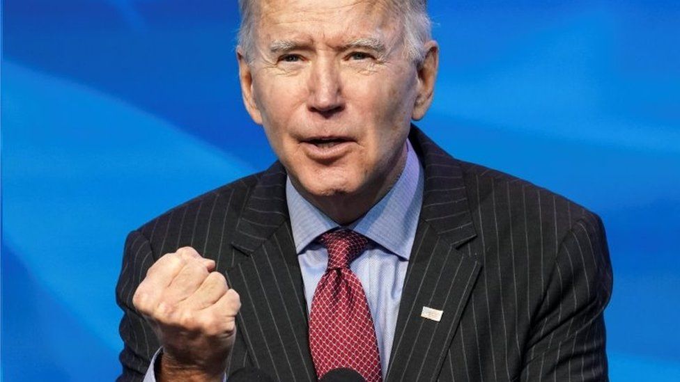 US President-elect Joe Biden. File photo