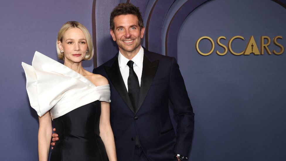 Actor Carey Mulligan and Bradley Cooper attend the 14th Governors Awards in Los Angeles, California, U.S., January 9, 2024