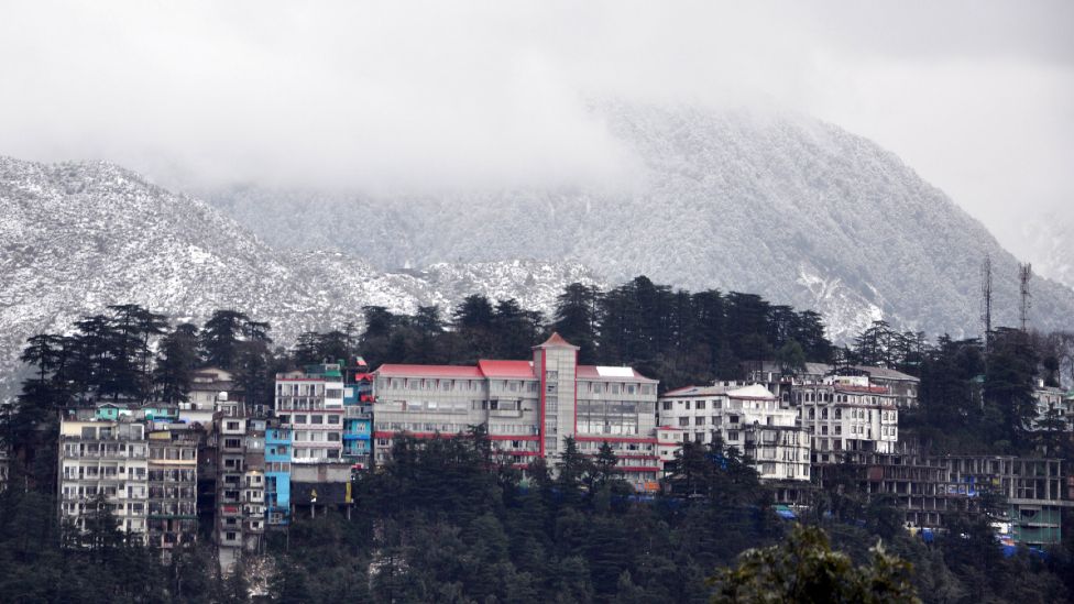 McLeod Ganj in snow