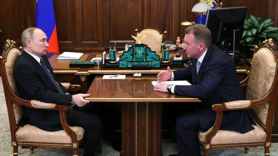 Igor Shuvalov with President Putin in 2020