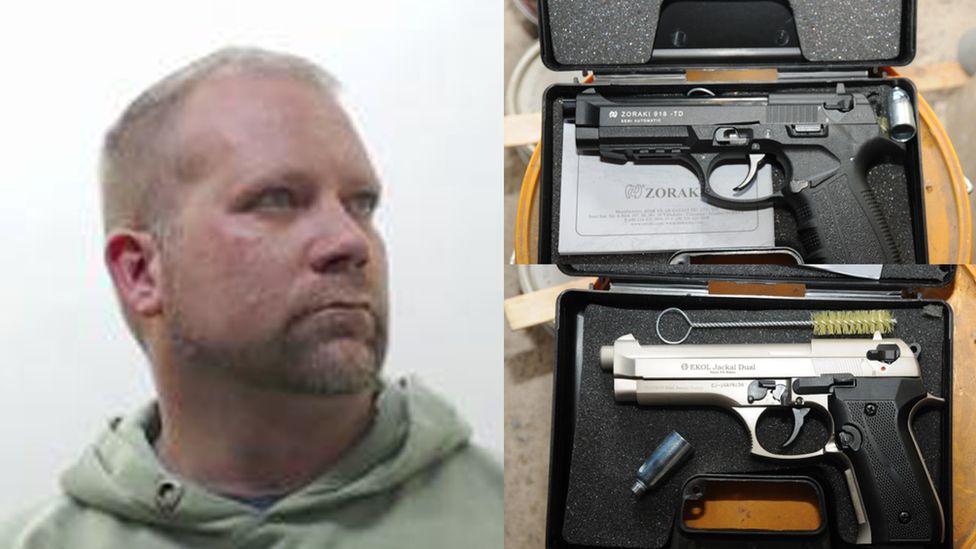 Douglas Urquhart and illegal hand pistols