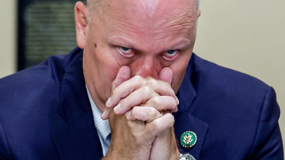 Chip Roy listens to testimony during a House Committee on Rules hearing on 30 May 2023