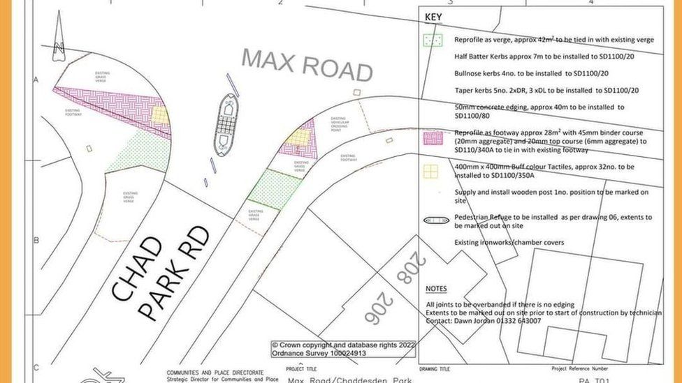 Safety plans drawn up for Derby's Max Road after petition BBC News