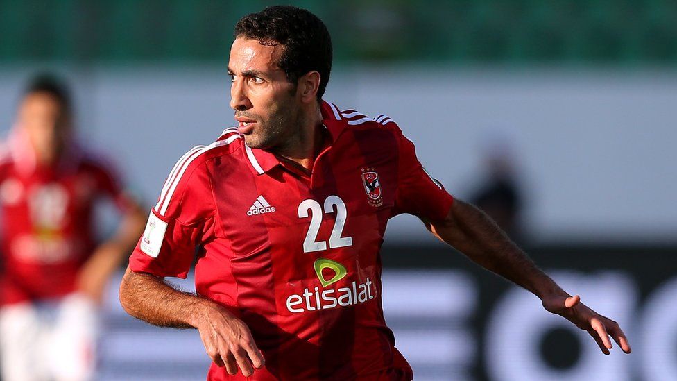 Mohamed Aboutrika of Al-Ahly SC at the FIFA Club World Cup Quarter Final match against Guangzhou Evergrande FC in Morocco, 14 December 2013