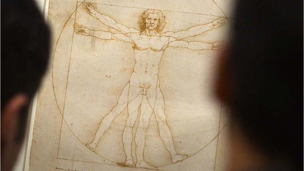 Leonardo's vitruvian man