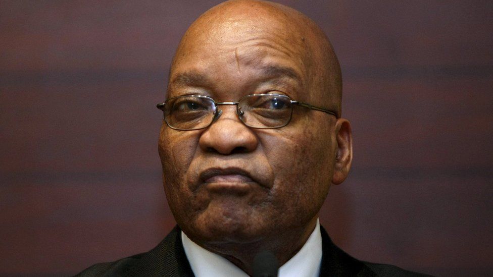 File photo of South African President Jacob Zuma