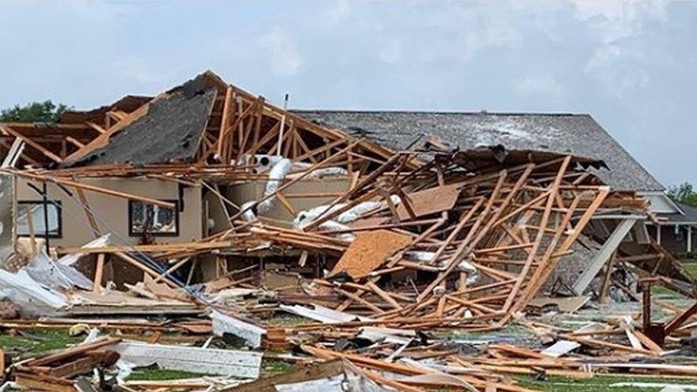 Damage in Louisiana