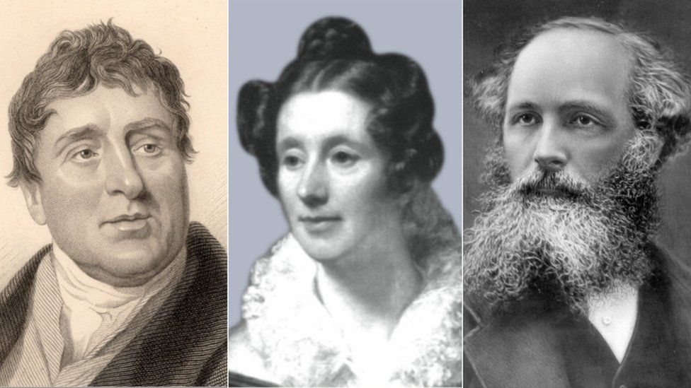 Thomas Telford, Mary Somerville, James Clerk Maxwell