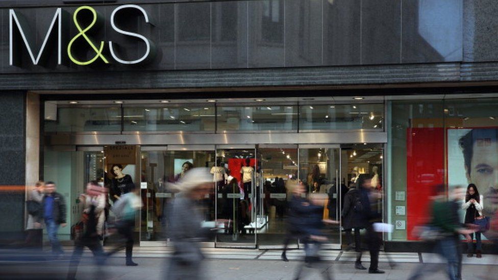 Marks & Spencer knickers display branded 'vomit-inducing' - BBC News