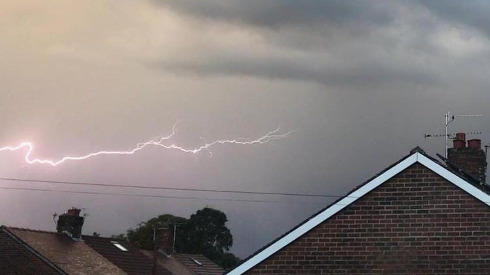 Yorkshire 'supercell' storm covers region in hail - BBC News