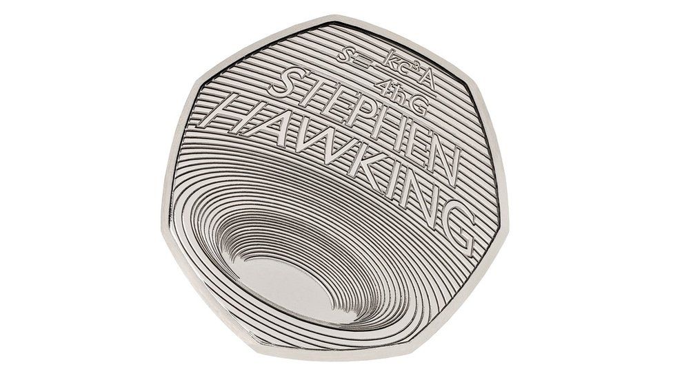 Stephen Hawking 50p coin