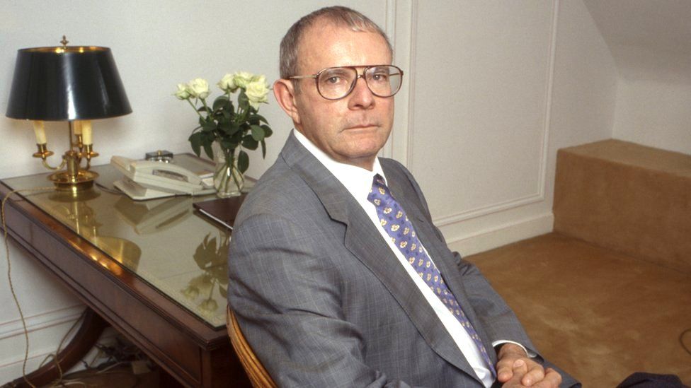 Zambian-born author Wilbur Smith, seen here in France in 1997