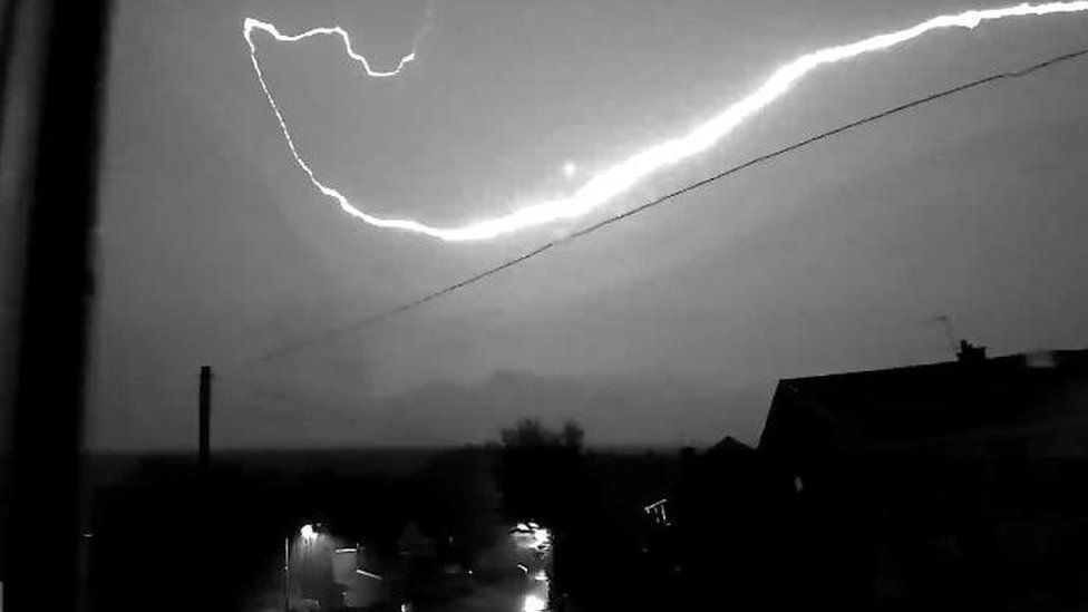 Lightning in Edinburgh