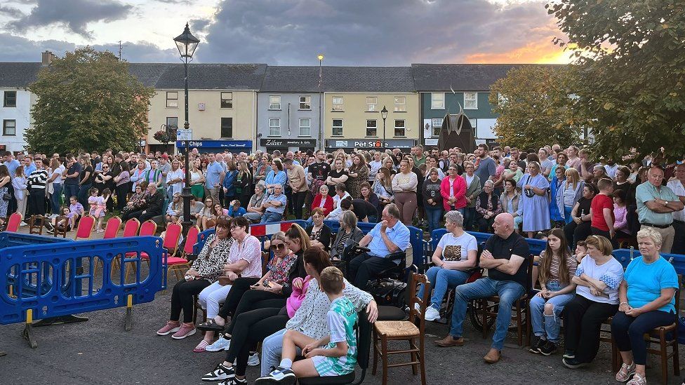 Conor Browne vigil in Castlederg