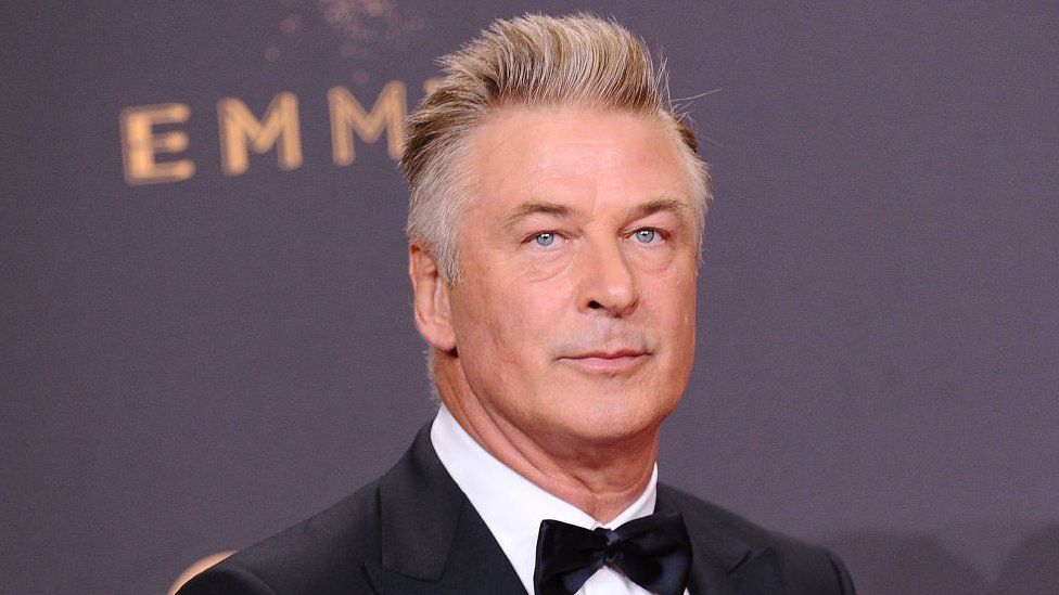 Alec Baldwin poses in the press room at the 69th annual Primetime Emmy Awards at Microsoft Theater on September 17