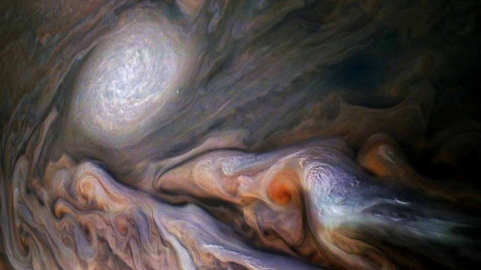 Jupiter detail (c) NASA / SwRI / MSSS / Gerald Eichstädt / Seán Doran
