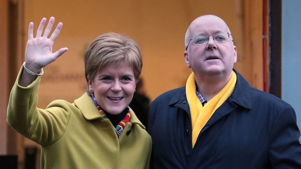 Peter Murrell and Nicola Sturgeon