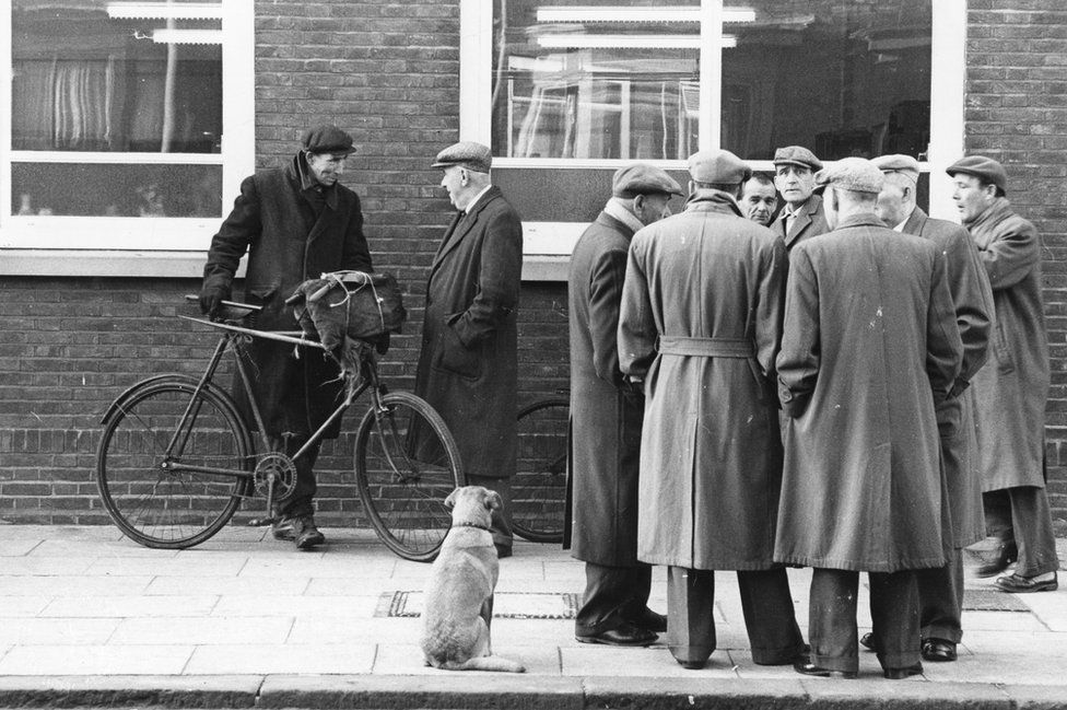 Unemployment, Labour Exchange (ex-miners), Hartlepool, 1962