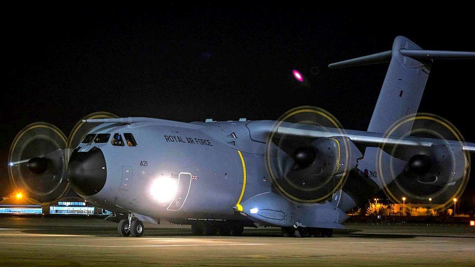 The A400M Atlas tactical transport aircraft