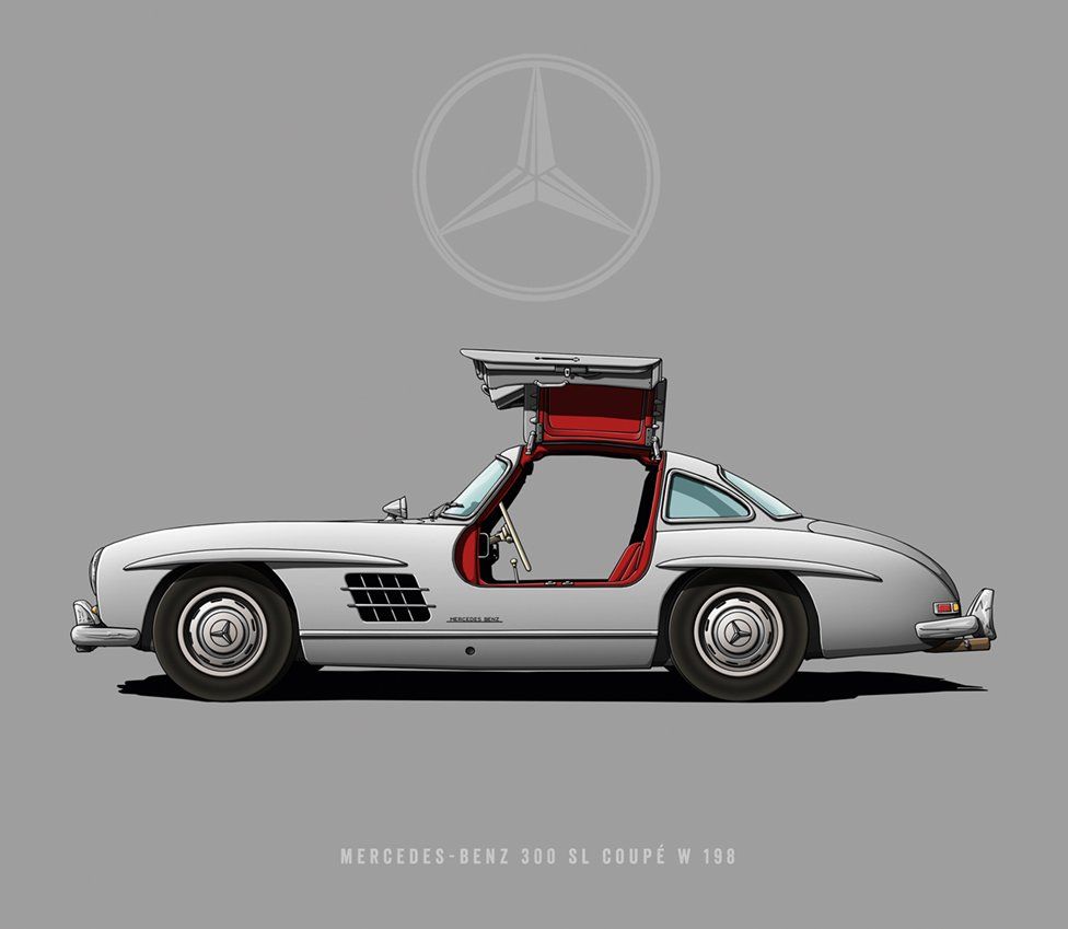 Mercedes-Benz 300 SL W 198 - "Alas de Gaviota"