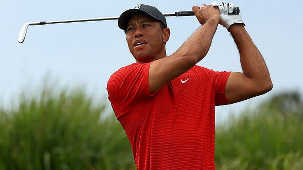 Tiger Woods on December 20, 2020 in Orlando, Florida.