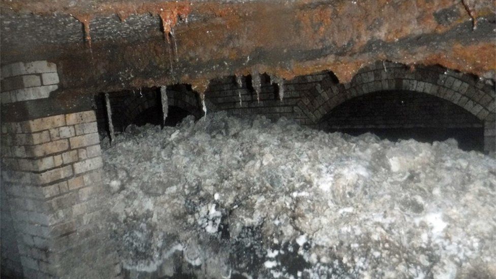 'Fatbergs' made up largely of household products and oils clog sewers at huge cost