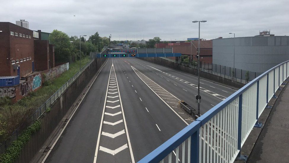 Empty Aston Expressway