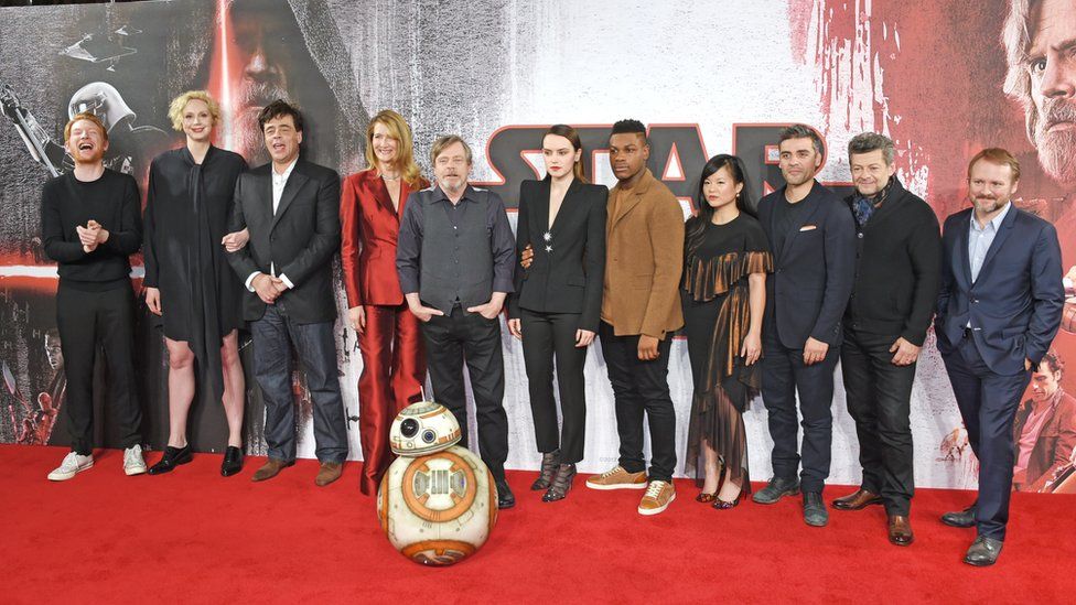 Star Wars cast at film premiere
