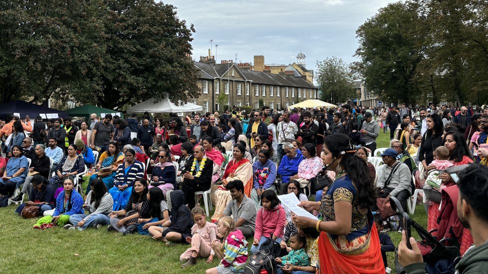 The Ratha Yatra festival in Cambridge