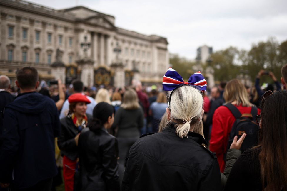 People stitchery  extracurricular  Buckingham Palace, the time  aft  Britain's King Charles' coronation, successful  London, Britain May 7, 2023