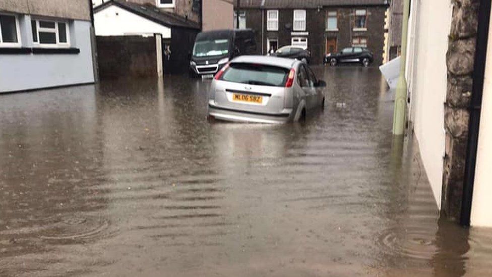 It is the third time some homes have been flooded this year
