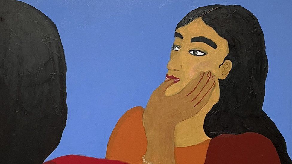 Painting of a woman by Meera Shakti Osborne