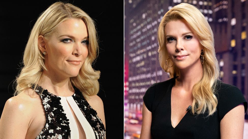 Megyn Kelly and Charlize Theron. 