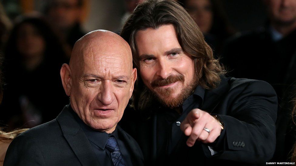 Ben Kingsley and Christian Bale