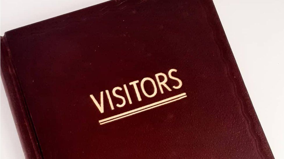 The visitor book - cover