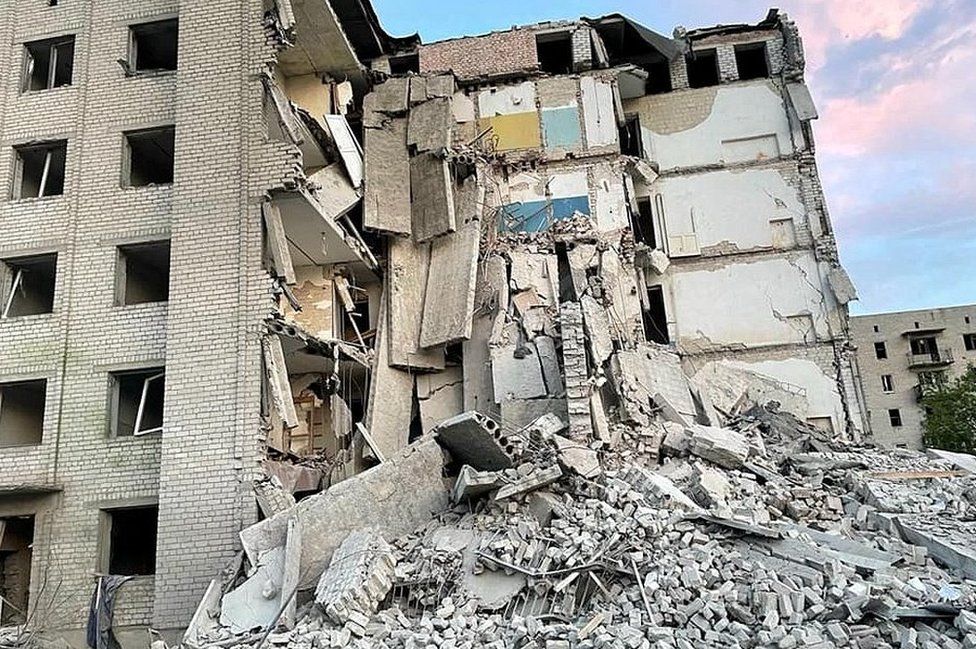 Chasiv Yar rubble, 10 Jul 22