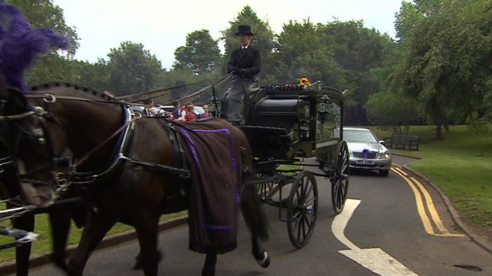 Owen Jenkins' funeral procession