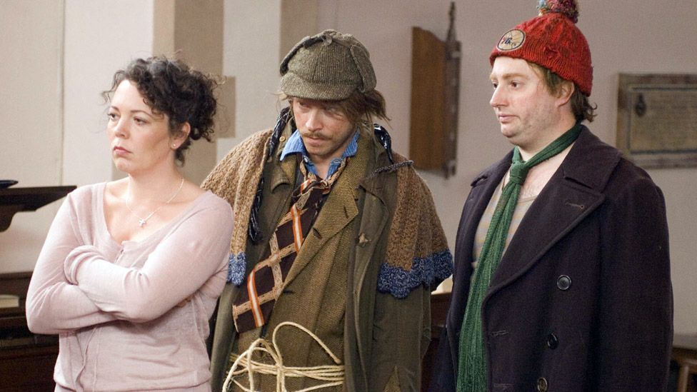 Olivia Colman, Robert Webb and David Mitchell in That Mitchell and Webb Look (2006)