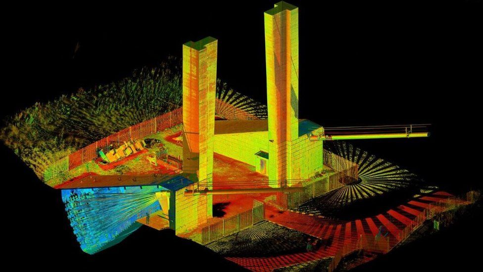 Games and apps created using 3D scans of Forth bridges - BBC News