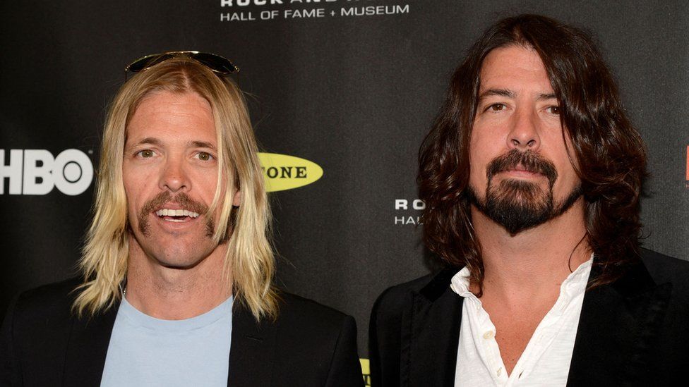 Taylor Hawkins and Dave Grohl