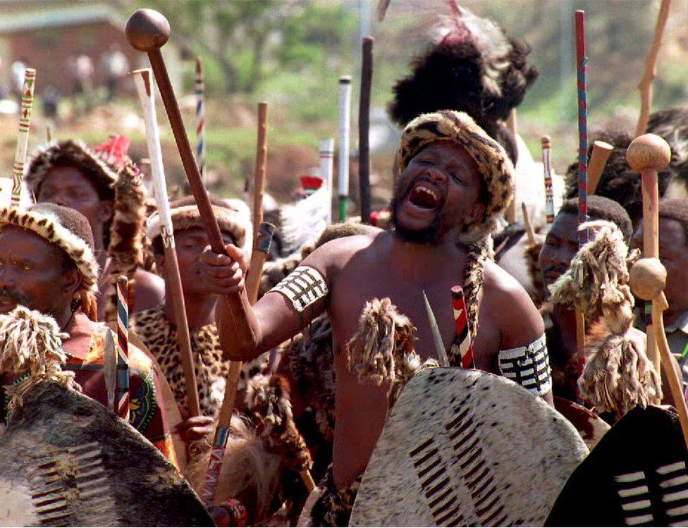Zulu protestors