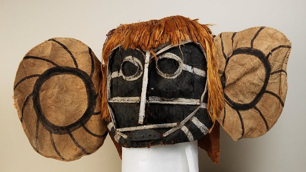 A mask from the Alto Solimões region