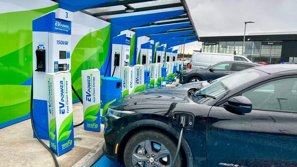 Electric charging station near Bristol