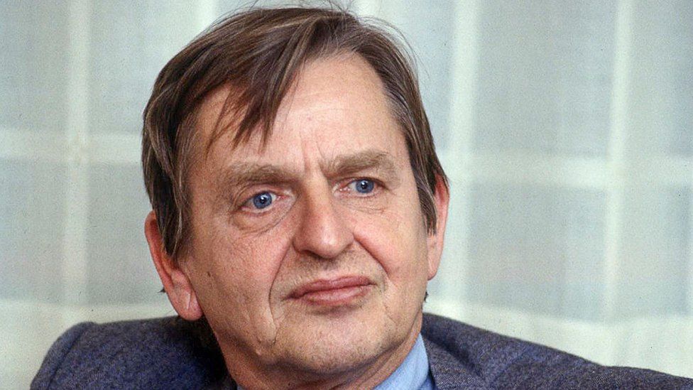 Olof Palme photographed in 1984