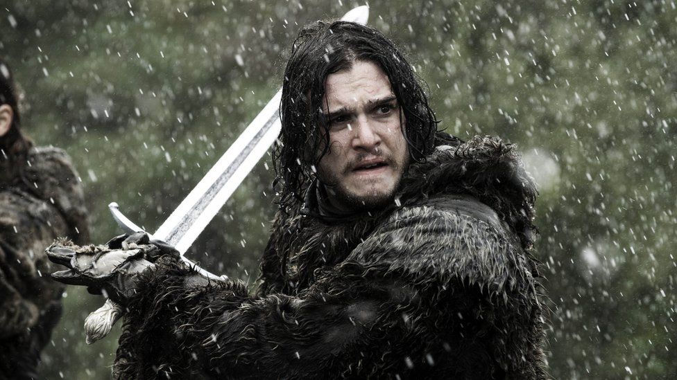 Kit Harington starring as Jon Snow in Game of Thrones