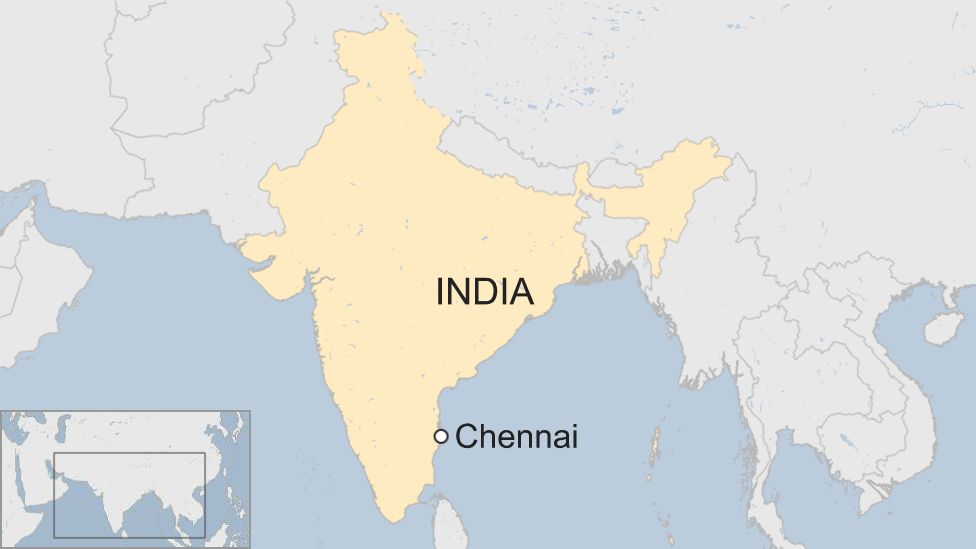 Chennai In World Map India Chennai Students Start Fires After University 'Suicide' - Bbc News